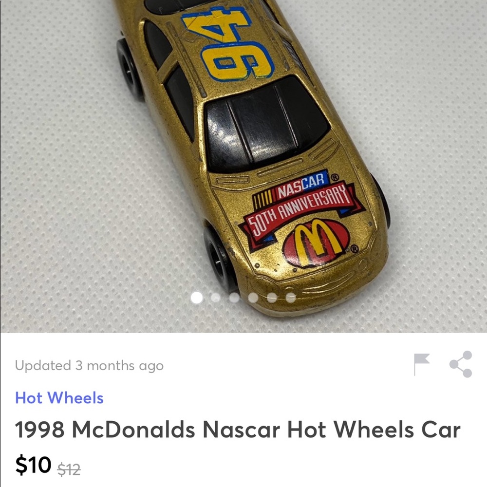 NIP 50th anniversary nascar hot wheels